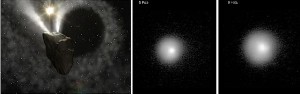 Un cometa situado entre Saturno y Júpiter sufre estallidos periódicos 