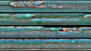 El Huracán que recorrió Saturno