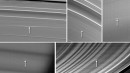 Los Mini-Meteoritos rayan los discos de Saturno