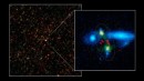Descubren una colosal galaxia diez veces más grande que la Vía Láctea