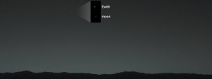 Curiosity obtiene la primera imagen de la Tierra desde Marte