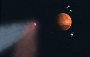 El Cometa Siding Spring cambió la química de la Atmósfera en Marte