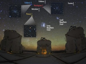 Descubren 9 galaxias enanas orbitando la Vía Láctea