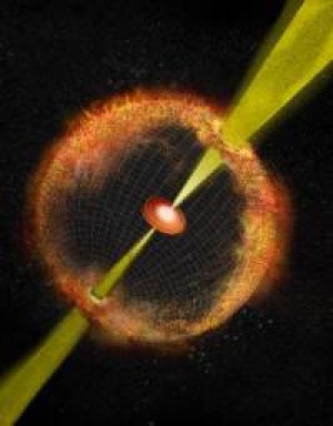 Extraña Supernova Relacionada Con los Estallidos de Rayos Gamma